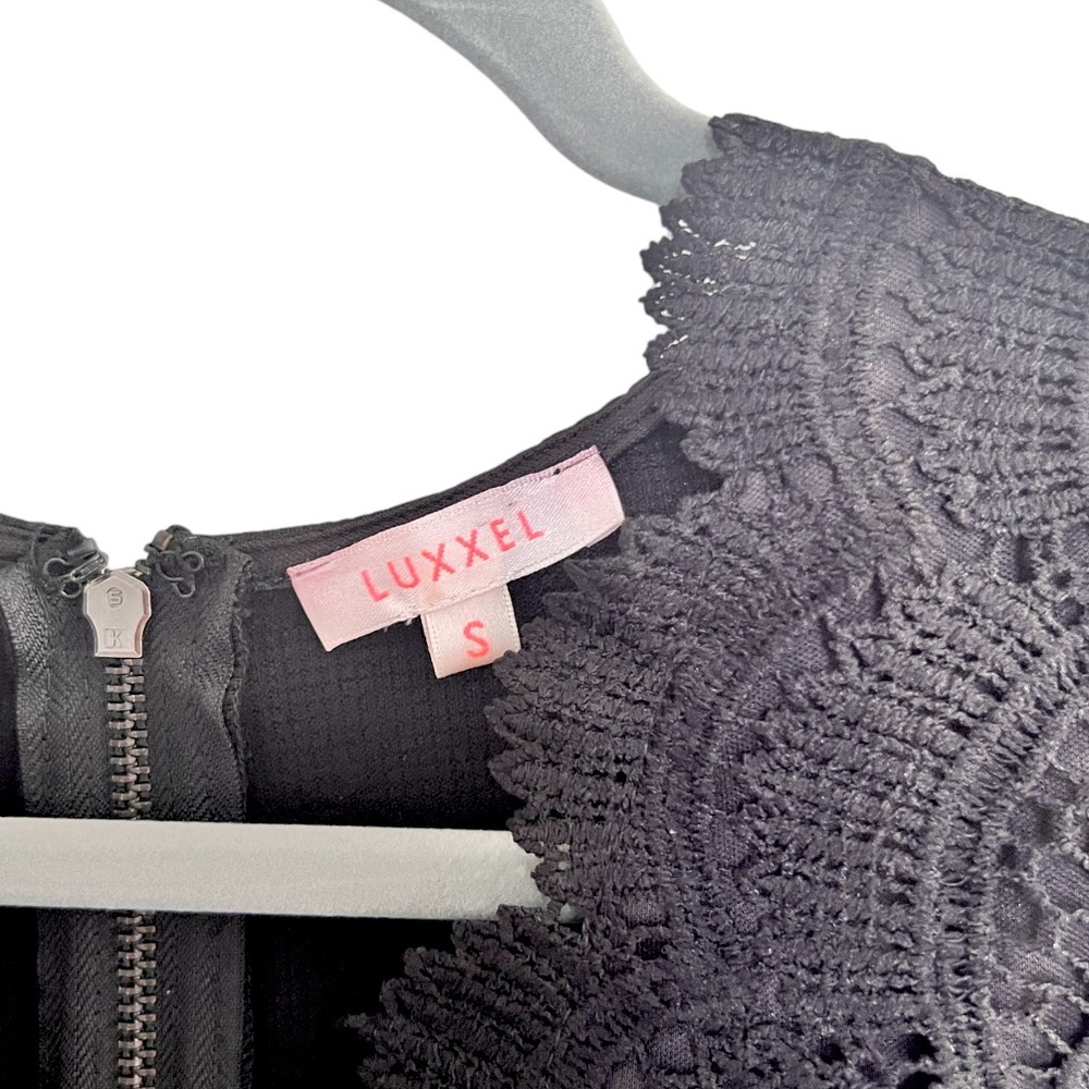 Luxxel Small Black Cut Out Lace Dress - Picture 8 of 13